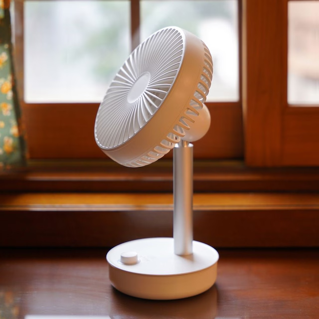 자동좌우회전 상하조절 분리세척 무드등  무선 탁상용선풍기