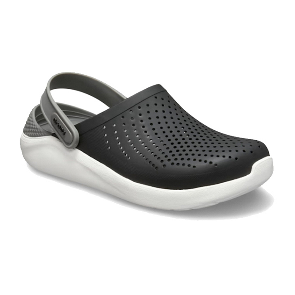 [CROCS] 크록스 라이트라이드 클로그 슬리퍼 샌들 블랙스모크 204592-05M