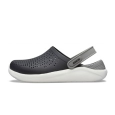 [CROCS] 크록스 라이트라이드 클로그 슬리퍼 샌들 블랙스모크 204592-05M