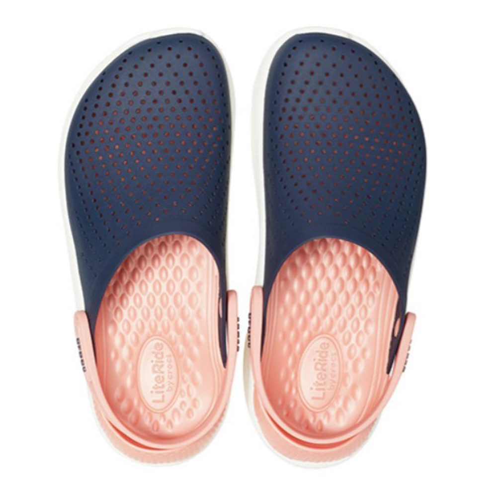 [CROCS] 크록스 라이트라이드 클로그 204592-4JG 네이비 핑크