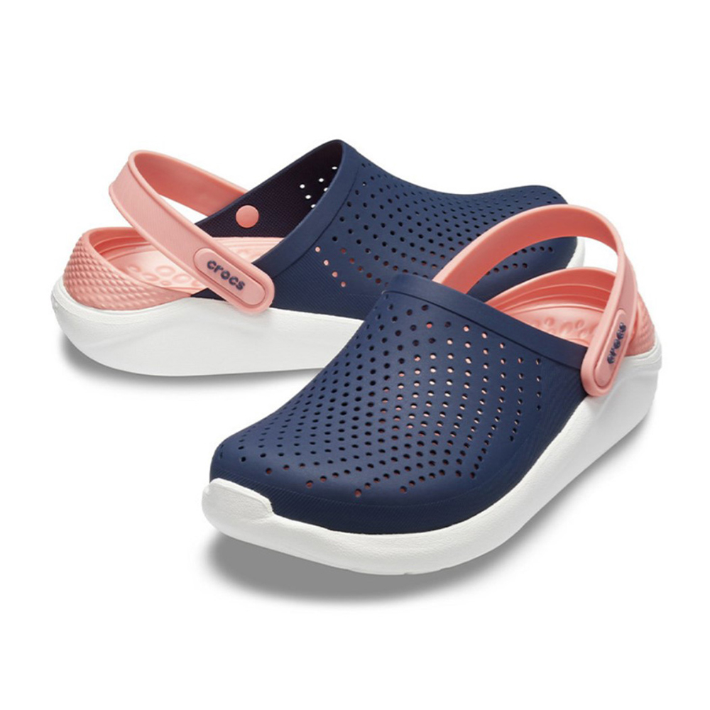 [CROCS] 크록스 라이트라이드 클로그 204592-4JG 네이비 핑크
