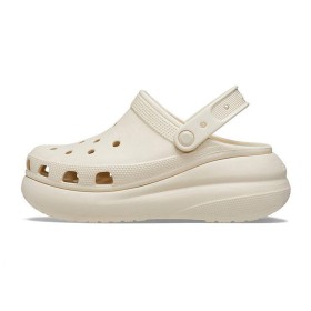 [CROCS] 크록스 클래식 크러쉬 클로그 플랫폼 슬리퍼 샌들 본화이트 207521-2Y2