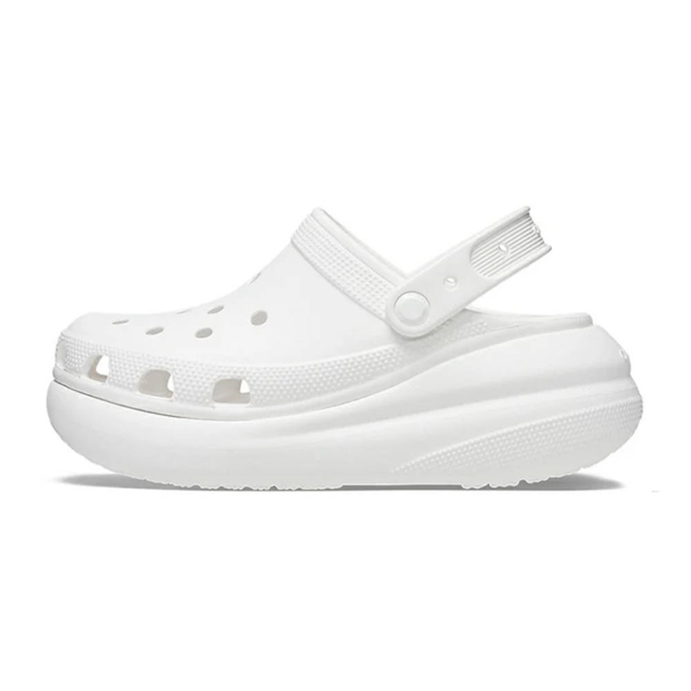 [CROCS] 크록스 클래식 크러쉬 클로그 슬리퍼 샌들 화이트 207521-100