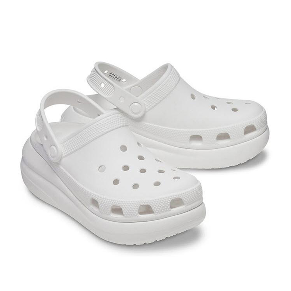 [CROCS] 크록스 클래식 크러쉬 클로그 슬리퍼 샌들 화이트 207521-100