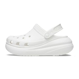 [CROCS] 크록스 클래식 크러쉬 클로그 슬리퍼 샌들 화이트 207521-100