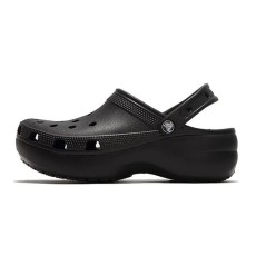 [CROCS] 크록스 클래식 플랫폼 클로그 우먼 206750-001 블랙