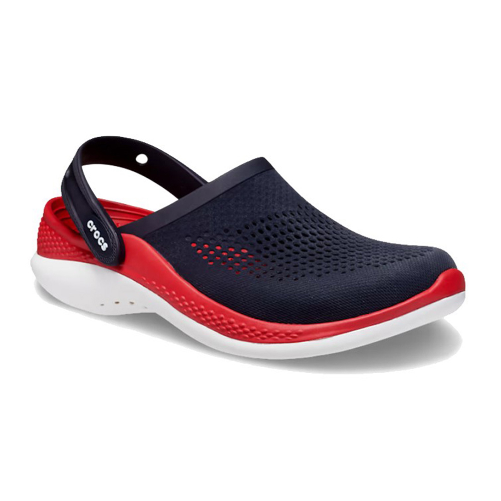 [CROCS] 크록스 라이트라이드 360 클로그 슬리퍼 샌들 블랙 레드 206708-4CC