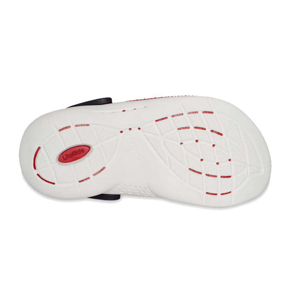 [CROCS] 크록스 라이트라이드 360 클로그 슬리퍼 샌들 블랙 레드 206708-4CC