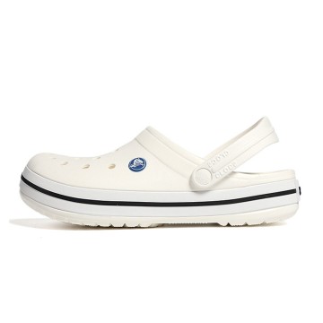 [CROCS] 크록스 슬리퍼 클래식 크록밴드 클로그 슬 샌들 화이트 11016-100