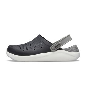 [CROCS] 크록스 라이트라이드 클로그 슬리퍼 샌들 블랙스모크 204592-05M