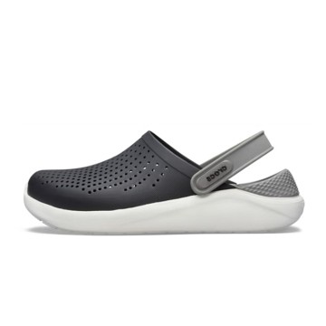 [CROCS] 크록스 라이트라이드 클로그 슬리퍼 샌들 블랙스모크 204592-05M